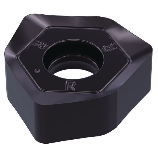 Picture of WIDIA/KENNAMETAL XNGJ 0704ANENLD3W TN6525 Milling Insert Hexagon TiAlN 0.051 Corner Radius