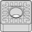 Picture of WIDIA/KENNAMETAL SNMM866SR WP35CT Insert Square TiN + TiCN + Al2O3 + TiOCN 0.094 Corner Radius