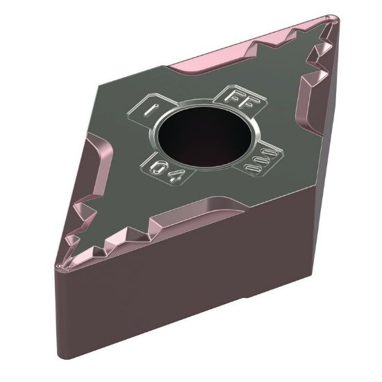 Picture of WIDIA/KENNAMETAL DNMG331FF WK20CT Insert 55.0° TiN + TiCN + Al2O3 0.016 Corner Radius