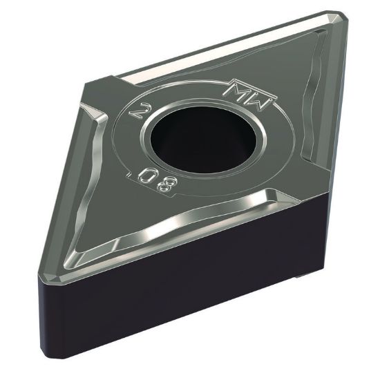 Picture of WIDIA/KENNAMETAL DNMG442MW WK05CT Insert 55.0° TiN + TiCN + Al2O3 0.016 Corner Radius