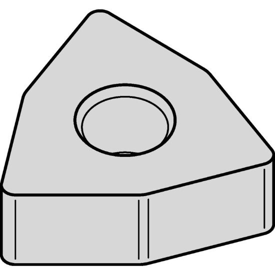 Picture of WIDIA/KENNAMETAL WNMA432 TN20K Insert Trigon TiN + TiCN + Al2O3 0.031 Corner Radius