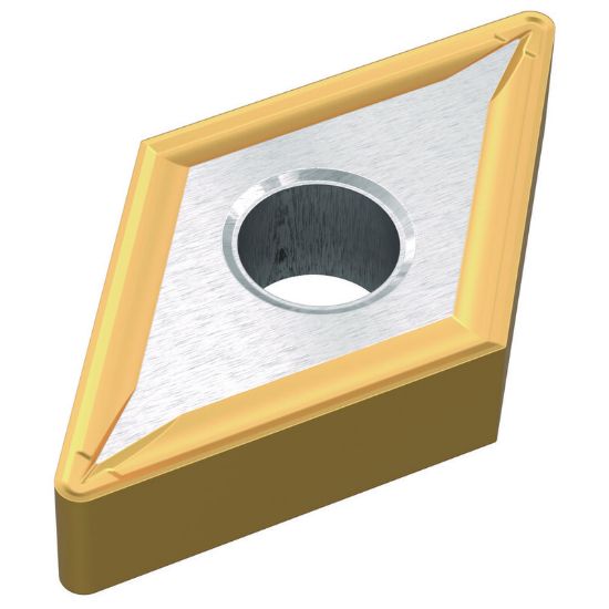 Picture of WIDIA/KENNAMETAL DNMG4422P TN20K Insert 55.0° TiN + TiCN + Al2O3 0.031 Corner Radius