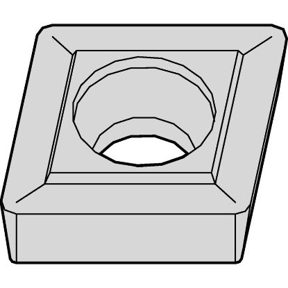 Picture of WIDIA/KENNAMETAL CCMT21.51 TTR Insert 80.0° 0.016 Corner Radius