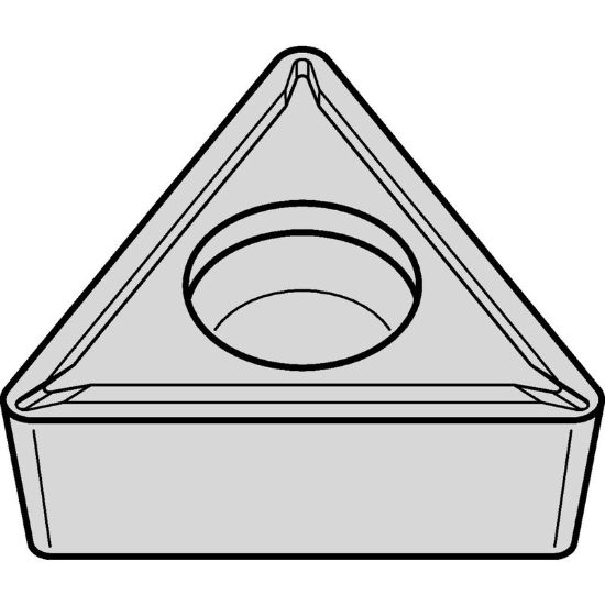 Picture of WIDIA/KENNAMETAL TPMT2151LF CG5 Insert Triangle TiN 0.016 Corner Radius