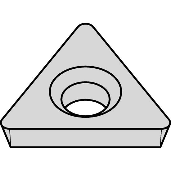Picture of WIDIA/KENNAMETAL TDHB130805 C25 Insert Triangle 0.007 Corner Radius