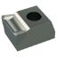Picture of WIDIA/KENNAMETAL 123568120 Screw On Cut Off,Grooving Insert TiN + TiCN + Al2O3 0.031 Corner Radius 0.433 Wide