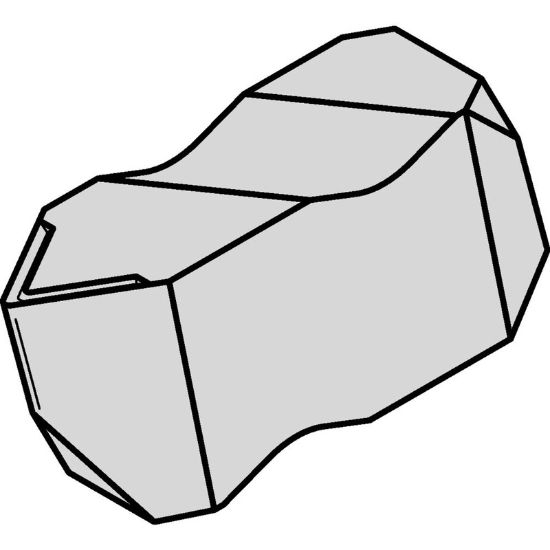 Picture of WIDIA/KENNAMETAL NT3RCK Top Notch Groove Threading,Threading Insert Partial Profile TiAlN 0.013 Corner Radius 60.0° 6.00TPI - 11.00TPI 4.23MM - 2.31MM