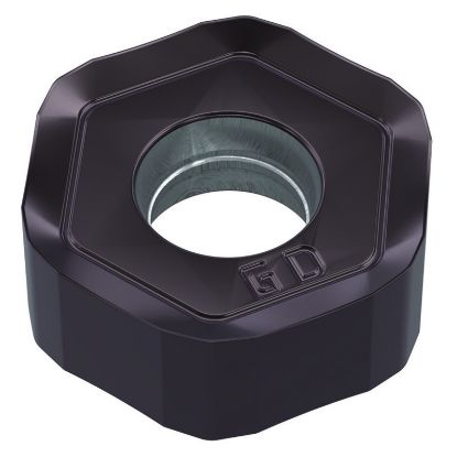 Picture of WIDIA/KENNAMETAL HNPJ0704ANSNGD TN6520 Milling Insert Hexagon TiAlN 0.047 Corner Radius