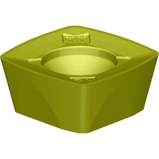 Picture of WIDIA/KENNAMETAL XDPT120512ERMM WS40Powder Metal Milling Insert Square AlTiN + TiN 0.047 Corner Radius