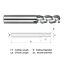 Picture of WIDIN WAR313A040060 DIA 5/8 SH 0.6250 LOC 1.6250 OAL 3.50 End Mill Standard Flute High Helix Carbide Uncoated Single End Corner Radius 0.0600 1.52MM ALU-WAVE