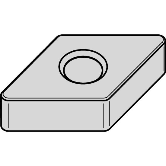 Picture of WIDIA/KENNAMETAL DNMA443 TN20K Insert 55.0° TiN + TiCN + Al2O3 0.047 Corner Radius