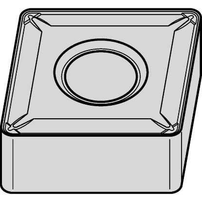 Picture of WIDIA/KENNAMETAL CNMG4322P TN10P Insert 80.0° TiN + TiCN + Al2O3 0.031 Corner Radius