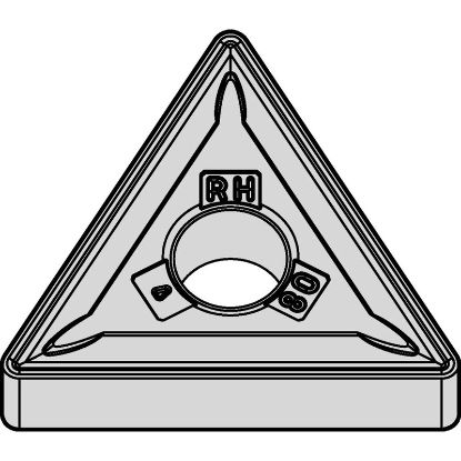 Picture of WIDIA/KENNAMETAL TNMG332RH WP15CT Insert Triangle TiN + TiCN + Al2O3 + ZrCN 0.031 Corner Radius