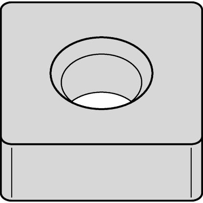 Picture of WIDIA/KENNAMETAL SNMA434 WK20CT Insert Square TiN + TiCN + Al2O3 0.063 Corner Radius