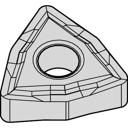 Picture of WIDIA/KENNAMETAL WNMP432 WS10PT Insert Trigon AlTiSiN 0.031 Corner Radius