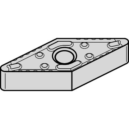 Picture of WIDIA/KENNAMETAL VNMG3324P TN10U Insert 35.0° TiAIN + TiN 0.031 Corner Radius