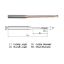 Picture of WIDIN WB51201516 DIA 1.50MM SH 0.1575 LOC 0.0591 OAL 1.968 End Mill Standard Helix Standard Helix Carbide AlTiN Single End Ball Nose WINNER