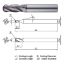 Picture of WIDIN TXB304160 DIA 16MM SH 0.6299 LOC 1.2598 OAL 3.9370 End Mill Standard Flute Standard Helix Carbide TiAlN Single End Ball Nose THUNDER