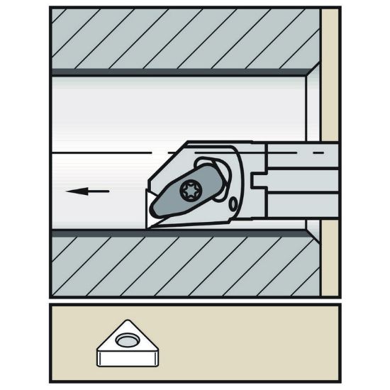 Picture of WIDIA/KENNAMETAL A32SDTFNR16KC04 Triangle Insert Boring Bar 1.259
