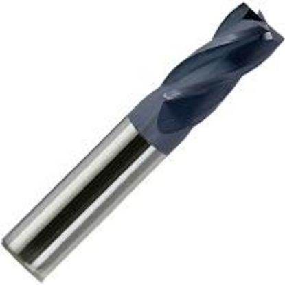 Picture of WIDIN WGE506A024 DIA 3/8 SH 0.3750 LOC 0.50 OAL 2.00 End Mill Standard Flute Standard Helix Carbide Diamond Single End Square Sharp Z-GRA-MATE