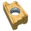 Picture of WIDIA/KENNAMETAL XNPU 15T608ERML WP40Powder Metal Milling Insert Paralelagram AlCrN + TiAlN 0.032 Corner Radius