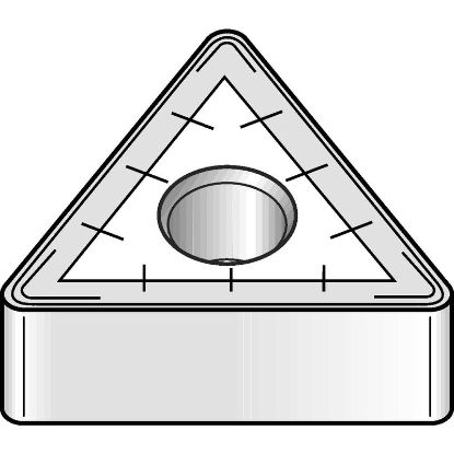 Picture of WIDIA/KENNAMETAL TNMM5468 WP25CT W00342 Insert Triangle TiN + TiCN + Al2O3 0.094 Corner Radius