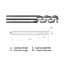 Picture of WIDIN WAR323A048030 DIA 3/4 SH 0.7500 LOC 2.50 OAL 5.00 End Mill Standard Flute High Helix Carbide Uncoated Single End Corner Radius 0.0300 0.76MM ALU-WAVE