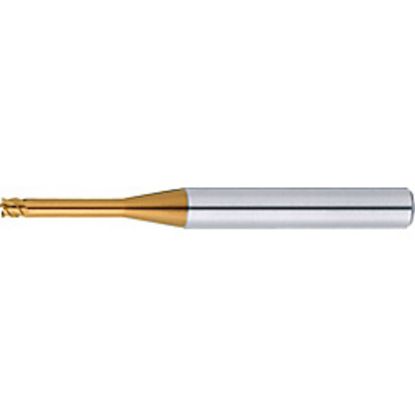 Picture of WIDIN XB5140162000-4.0 DIA 1/4 SH 0.2500 LOC 0.3750 OAL 4.00 End Mill Standard Flute Variable Helix Carbide AlTiN Single End Ball Nose Z-STAR