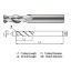 Picture of WIDIN WAR3022040 DIA 20MM SH 0.7874 LOC 1.7717 OAL 3.9370 End Mill Standard Flute High Helix Carbide Uncoated Single End Corner Radius 0.1575 4.00MM ALU-WAVE