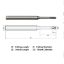 Picture of WIDIN WGB534A0120750-6SP DIA 3/16 SH 0.1875 LOC 0.1875 OAL 6.00 End Mill Standard Flute Standard Helix Carbide Diamond Single End Ball Nose Z-GRA-MATE