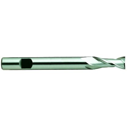 Picture of YG-1 03426CN DIA 1 SH 1.00 LOC 2.50 OAL 7.2500 End Mill Standard Flute Standard Helix Cobalt TiN Single End Square Sharp General Purpose