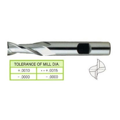 Picture of YG-1 15050 DIA 40MM SH 1.2500 LOC 2.00 OAL 4.50 End Mill Standard Flute Standard Helix HSS Uncoated Single End Square Sharp General Purpose
