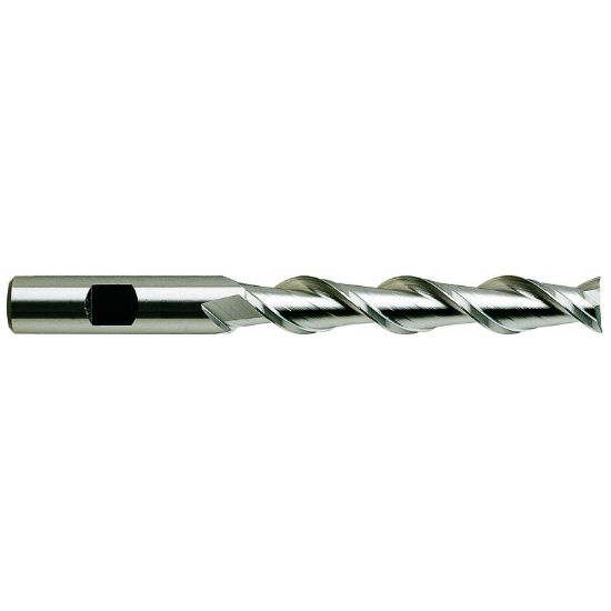 Picture of YG-1 19176HF DIA 1 SH 1.00 LOC 6.00 OAL 8.50 End Mill Standard Flute Standard Helix HSS TiAlN Single End Square Sharp General Purpose