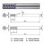 Picture of WIDIN ZE506180 DIA 18MM SH 0.7087 LOC 1.7323 OAL 3.9370 End Mill Standard Flute High Helix Carbide AlTiN Single End Square Sharp Z-CLASSIC