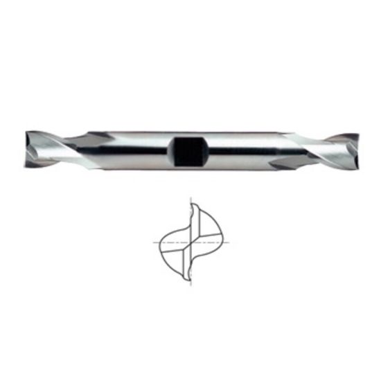 Picture of YG-1 11530 DIA 7/8 SH 0.8750 LOC 1.5625 OAL 5.50 End Mill Standard Flute Standard Helix Powder Metal Uncoated Double End Square Sharp ASP