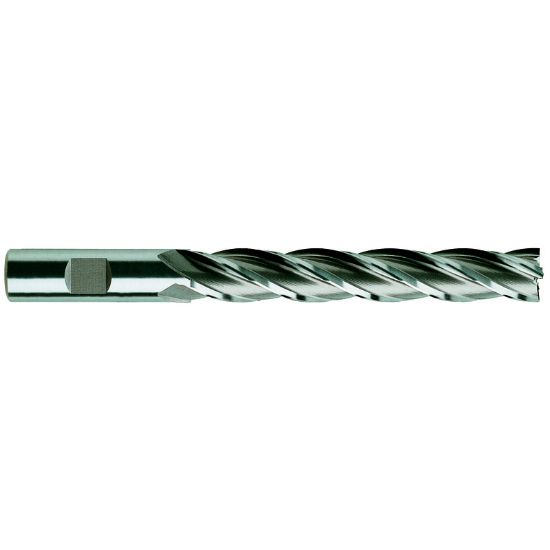 Picture of YG-1 09322CF DIA 1/2 SH 0.50 LOC 3.00 OAL 5.00 End Mill Standard Flute Standard Helix Cobalt TiAlN Single End Square Sharp General Purpose