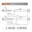 Picture of WIDIN ZR7240600520 DIA 6MM SH 0.2362 LOC 0.3543 OAL 3.5433 End Mill Standard Flute Standard Helix Carbide AlTiN Single End Corner Radius 0.0197 0.50MM Z-STAR