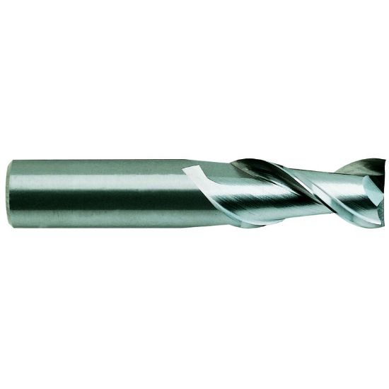 Picture of YG-1 17600TE DIA 1 SH 1.00 LOC 1.50 OAL 4.00 End Mill Standard Flute Standard Helix Carbide TiAlN Single End Square Sharp Carbide End Mill