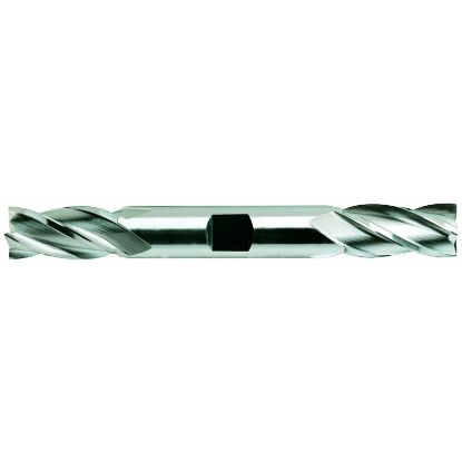 Picture of YG-1 13176HE DIA 1 SH 1.00 LOC 1.8750 OAL 6.3750 End Mill Standard Flute Standard Helix HSS TiAlN Double End Square Sharp General Purpose