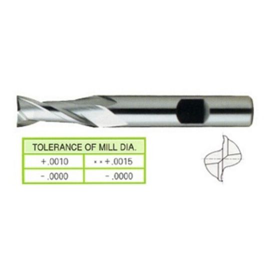 Picture of YG-1 15046 DIA 32MM SH 1.00 LOC 2.00 OAL 4.50 End Mill Standard Flute Standard Helix HSS Uncoated Single End Square Sharp General Purpose