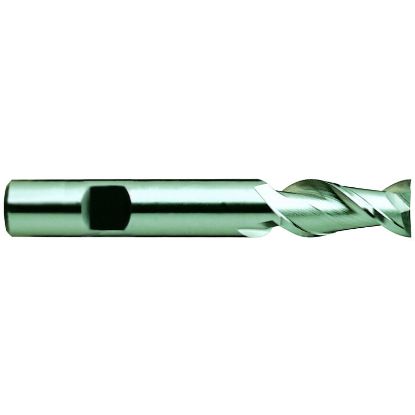 Picture of YG-1 17219HF DIA 1-3/4 SH 1.2500 LOC 2.00 OAL 4.50 End Mill Standard Flute Standard Helix HSS TiAlN Single End Square Sharp General Purpose