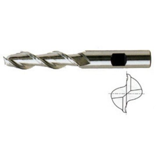 Picture of YG-1 18211 DIA 1-1/2 SH 1.2500 LOC 4.00 OAL 6.50 End Mill Standard Flute Standard Helix HSS Uncoated Single End Square Sharp General Purpose