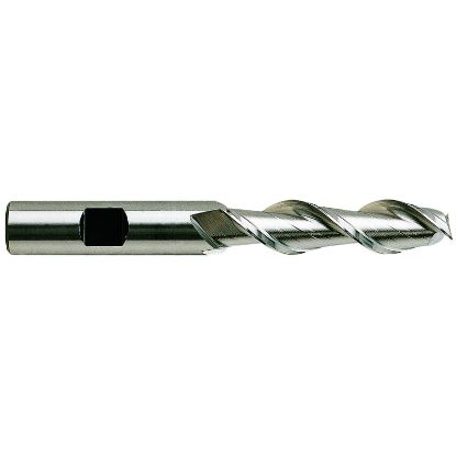 Picture of YG-1 18227HC DIA 2 SH 1.2500 LOC 4.00 OAL 6.50 End Mill Standard Flute Standard Helix HSS TiCN Single End Square Sharp General Purpose