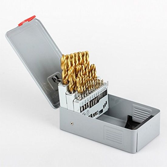 Picture of YG-1 DLGPSet933 A HSS(M35) Jobber, WORM Pattern Type SS 26PCS Gold-P Drill Set For Deep Holes