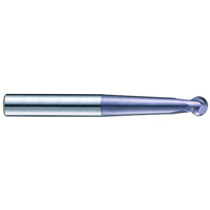 Picture of YG-1 93412 DIA 1/4 SH 0.2500 LOC 0.20 OAL 4.00 End Mill Standard Flute Standard Helix Carbide TiAlN Single End Ball Nose X-Power