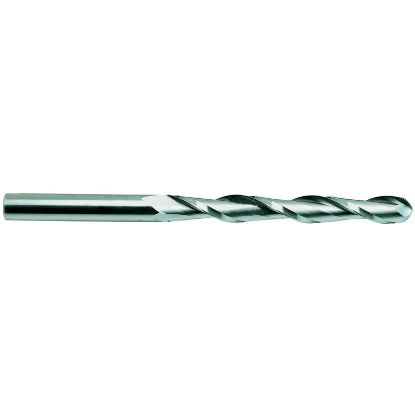 Picture of YG-1 52904TF DIA 3/16 SH 0.1875 LOC 1.00 OAL 4.00 End Mill Standard Flute Standard Helix Carbide TiAlN Single End Ball Nose Carbide End Mill