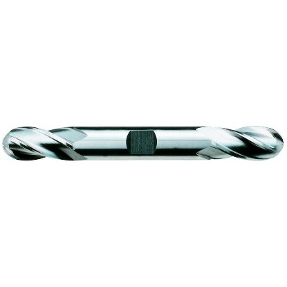 Picture of YG-1 46301 DIA 5/16 SH 0.3750 LOC 0.7500 OAL 3.50 End Mill Standard Flute Standard Helix Cobalt Uncoated Double End Ball Nose General Purpose