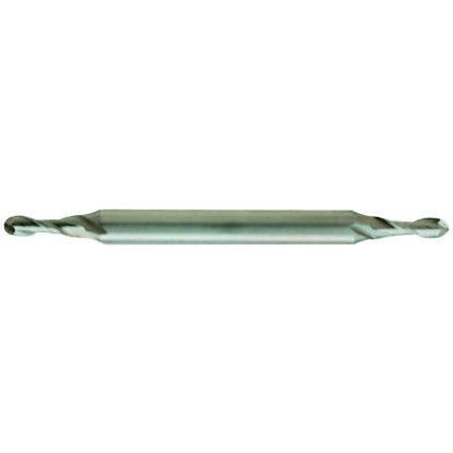 Picture of YG-1 56262CN DIA 7/64 SH 0.1875 LOC 0.3281 OAL 2.2500 End Mill Standard Flute Standard Helix Cobalt TiN Double End Ball Nose General Purpose