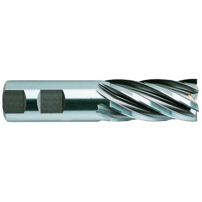 Picture of YG-1 07099HE DIA 11/16 SH 0.6250 LOC 1.6250 OAL 3.7500 End Mill Standard Flute Standard Helix HSS TiAlN Single End Square Sharp General Purpose