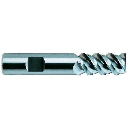 Picture of YG-1 20600TN DIA 1 SH 1.00 LOC 1.50 OAL 4.00 End Mill Standard Flute High Helix Carbide TiN Single End Square Sharp Carbide End Mill